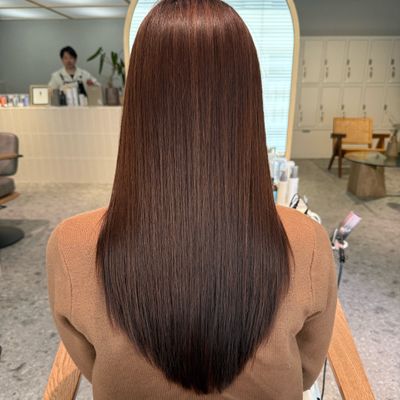 カット➕髪質改善カラー➕集中TR➕ヘッドスパ付き