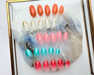 ワンカラーorラメグラデーションネイルコース