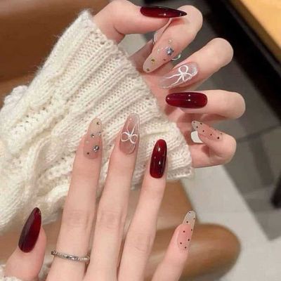 簡単デザイン6本ネイル💅