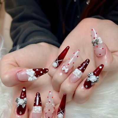 💅ロング長さ出し持ち込みデザインやり放題 パーツ別