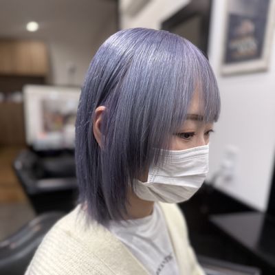 ブリーチ＋カラー＋カット