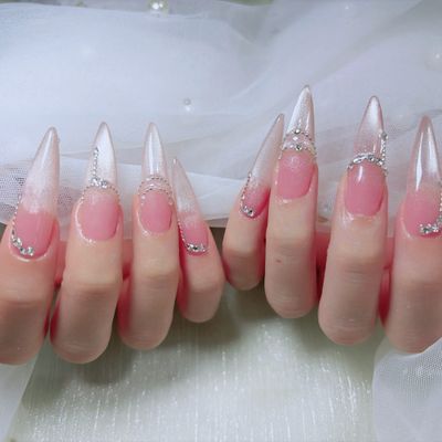 練習スカルプ(チップ10本)	💅持ち込みデザイン時間内パーツ付け放題