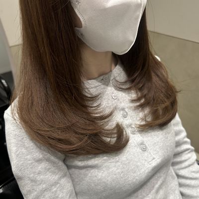 韓国風レイヤーカット