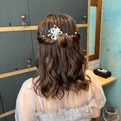 【アレンジ】ハーフアップ🎀
