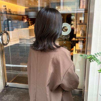 透明感カラー+前処理トリートメント