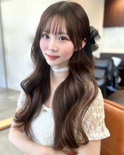 【クチコミ¥1100OFF】カット+美髪縮毛矯正+髪質改善カラー+シルクTR