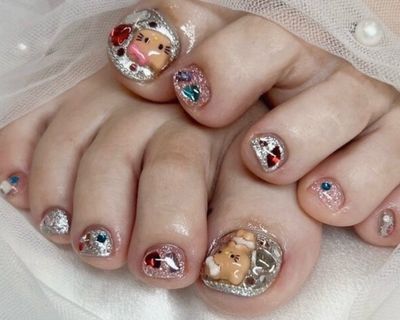 【nano担当】Foot★もりもりアート（パーツ込）¥9300