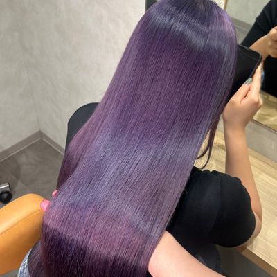 ☁️人気No.2☁️ケアブリーチ込みケアダブルカラー＋髪質改善トリートメント