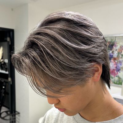 men'sバレイヤージュカラー