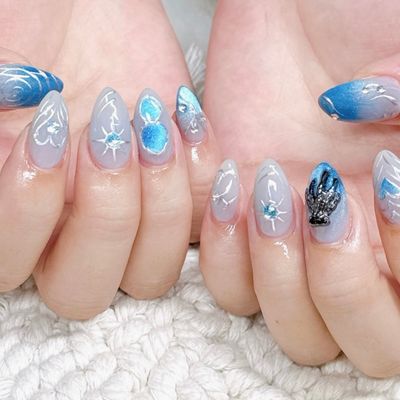 チップ長さ、アート10本