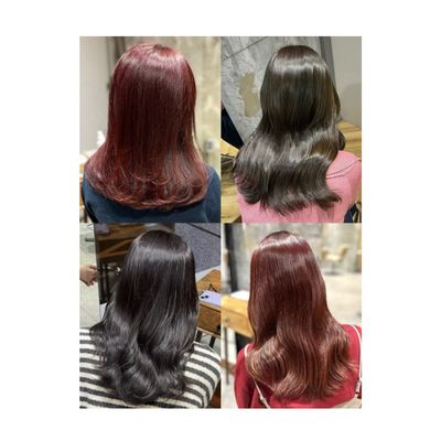 【平日限定】似合わせレイヤーカット+透明感カラー+髪質改善トリートメント