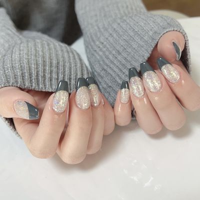 チップ長出しカラー➕フレンチ