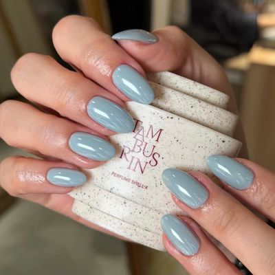 チップ長さ出し10本、ワンカラー💅