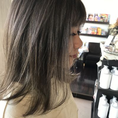 底ダメージ艶カラー