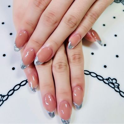 ガラスフレンチ💅【ソフトジェルオフ込み】
