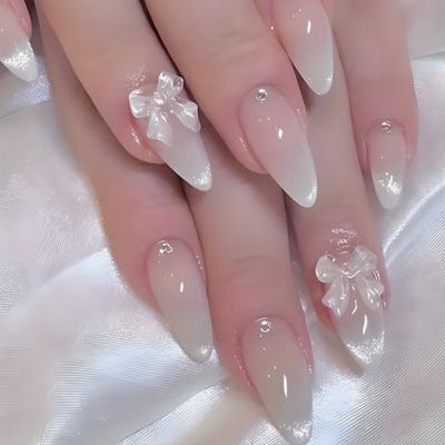 マグネットワンカラー／マググラデーション（丸形／フレンチ形）＋2個パーツ💘💖