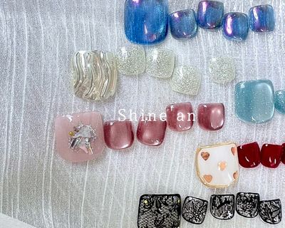 かかと柔らか角質ケア＋今月のフットキャンペーンデザイン