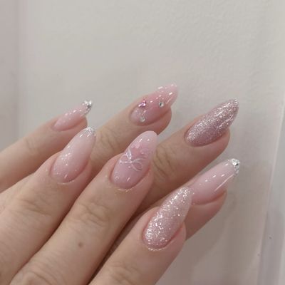 【平日16時まで限定】シンプルデザイン✨4本持ち込みデザイン可💕オフ無料