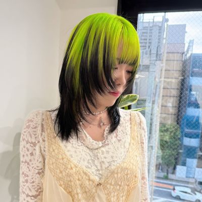ブリーチ+カラー+デザインカラー+クイックトリートメント