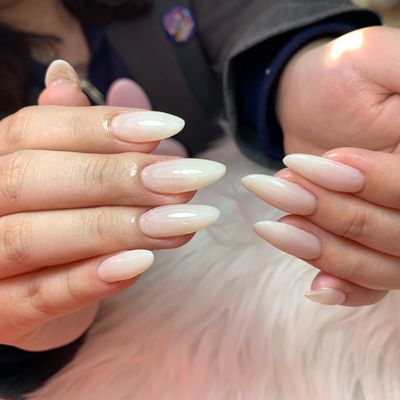カラー、ミラーグラデーション（長さ出し10本）