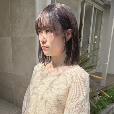 【💖人気No.3💖】前髪カット＋うる艶カラー＋FLOWDIAトリートメント🌈