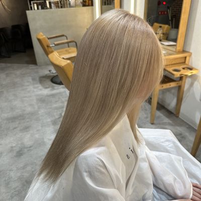 ケアブリーチダブルカラー+カット ￥14,850