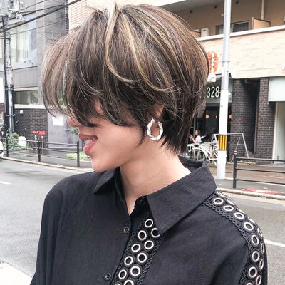 骨格整形カット➕ハイライトカラー➕顔タイプ診断一級の似合わせカウンセリング付