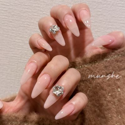 【hand】チップ長さだしonecolor+2art💅