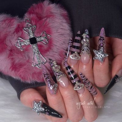 (hand)【Lチップ長さだし・やり放題】ゴージャス・フルデザイン180分