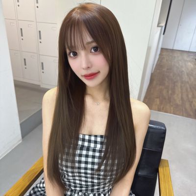 似合わせカット＋潤い艶カラー＋髪質改善トリートメント