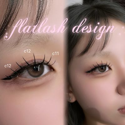 【𝐬𝐞𝐭𝐦𝐞𝐧𝐮🖤】flatlash80~100本＋コーティング剤1本💎✨✨