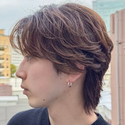 メンズカット+パーマ