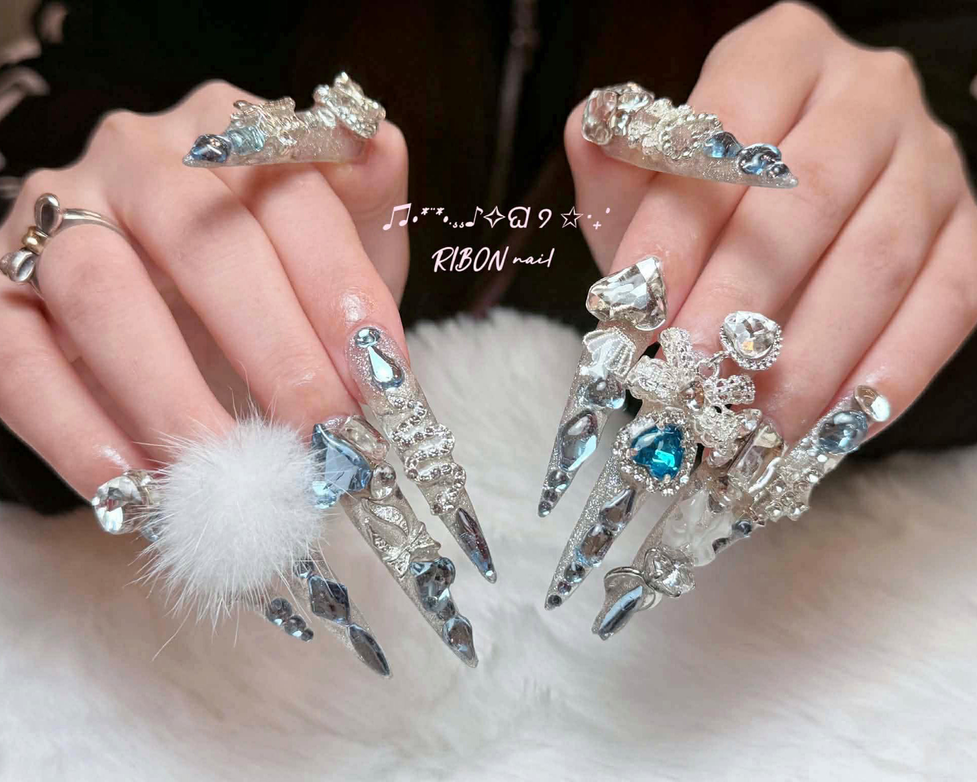 Babieblue_RibonNail