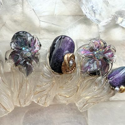 クリアフラワー1本追加¥1650