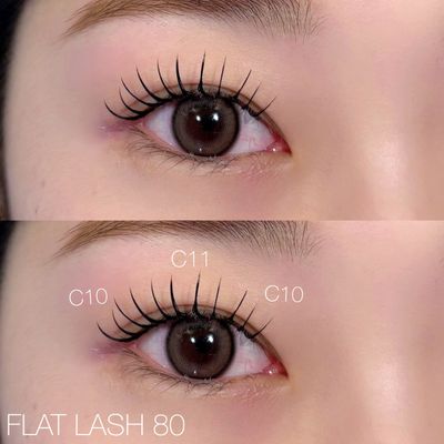 フラットラッシュ80本🎀《オフ込み》