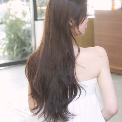 似合わせカット＋透明感カラー＋質感再整