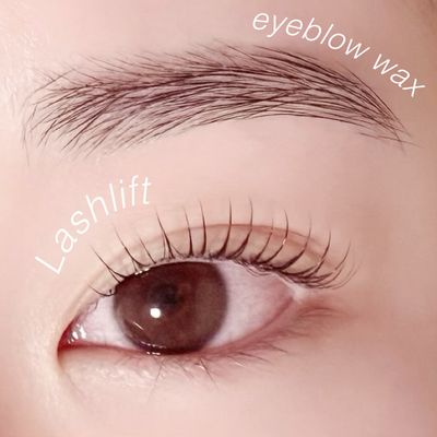【美眉】アイブロスタイリングWAX+ラッシュリフト（まつ毛パーマ）¥10,400