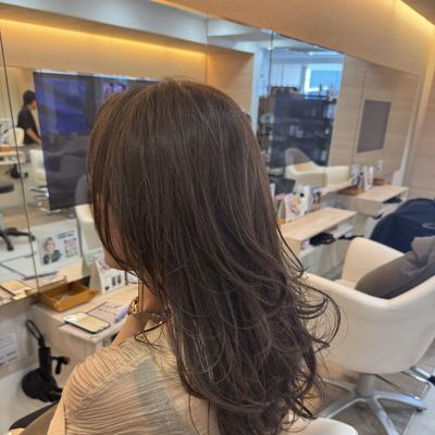 カット+透明感カラー【口コミ特典トリートメントあり】