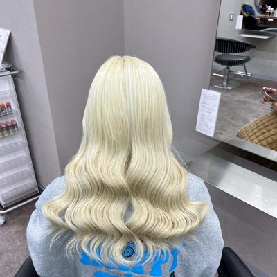 ［かの限定/スタイリスト指名］リタッチブリーチ➕うる艶カラー
