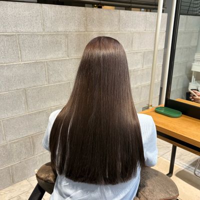 カット＋カラー＋うる艶髪質改善トリートメント（ヘアポテンツァ）