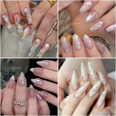 新作〜貝殻ニュアンスネイル¥9000