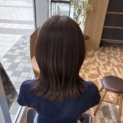 カット+透明感カラー+フローディアトリートメント