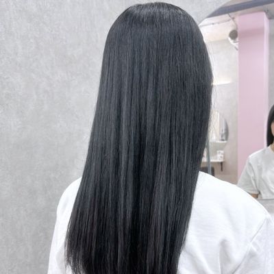 🖤黒染め暗染め🖤【 就活、実習など暗くしたい方向け 】 + CMCトリートメント