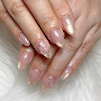 【2本アートコース】ケア込みフィルイン自爪を削らないお爪に優しいジェル無料♡