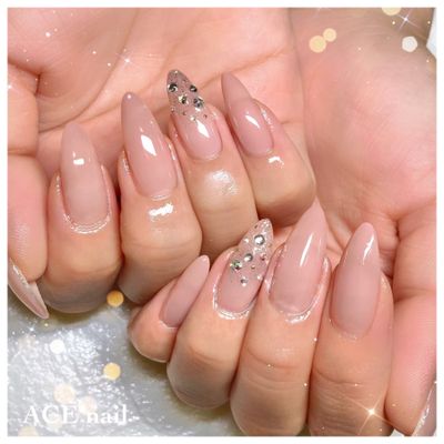 〖２回目以降〗２本アート/全指パーツ１粒付✨31日以内オフ無料