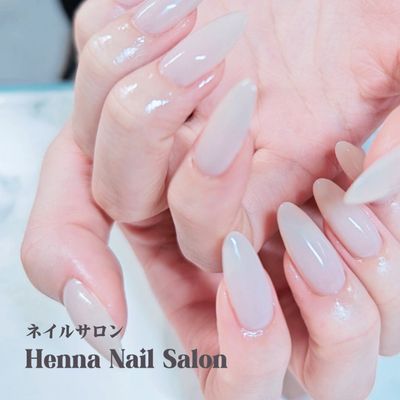 「チップ」 チップ長さ出しワンカラーorラメグラデーション