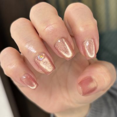 再来】上品ワンホン／艶マグネットネイル💅✨
