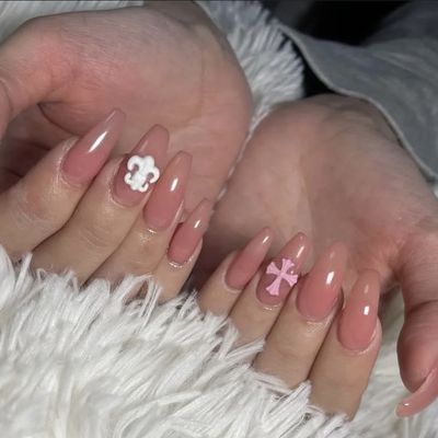 ♡チップ10本長さ出し/ワンカラーグラデーショ