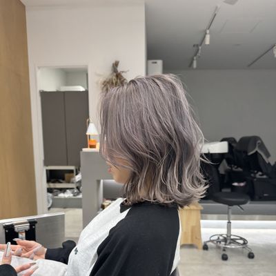 ケアブリーチ/カラー+カット+システムTr¥19,250