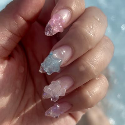 長さ出し10本にアート🫧時間内に終わればなんでも🧸